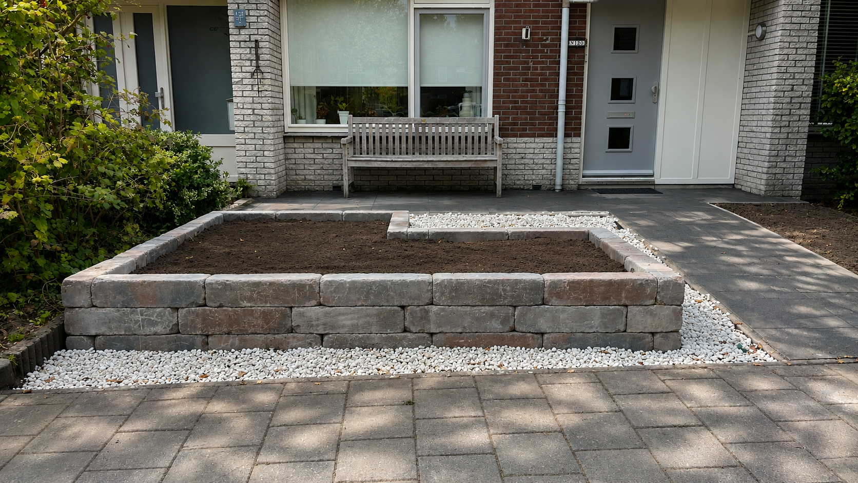 Project tuinaanleg in Eelde